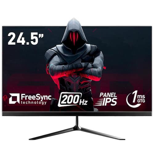 24.5in. IPS Gaming Monitor, FHD 1080p Screen,200Hz Refresh Rate, 1ms Response Time, FreeSync, 99%sRGB,178° Viewing Angle Electrical
