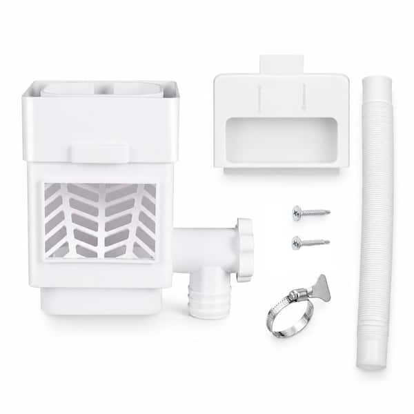 Rain Barrel Diverter Kit Downspout Diverter for 2x3 or 3x4 Inch Gutter Rainwater Collection Adjustable Valve Filter
