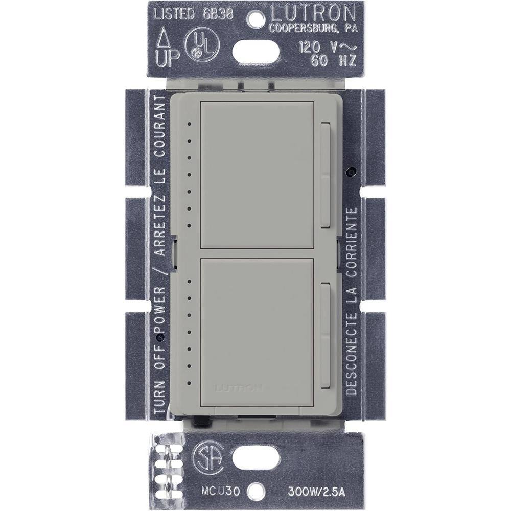 Lutron Maestro Dual Digital Dimmer Switch, For Incandescent Bulbs Only