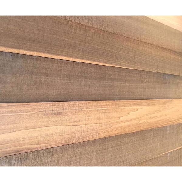 Easy Planking Thermo-treated 1/4 in. x 5 in. x 4 ft. Brown Barn Wood Wall Planks (10 Sq. ft. per 6-Pack)