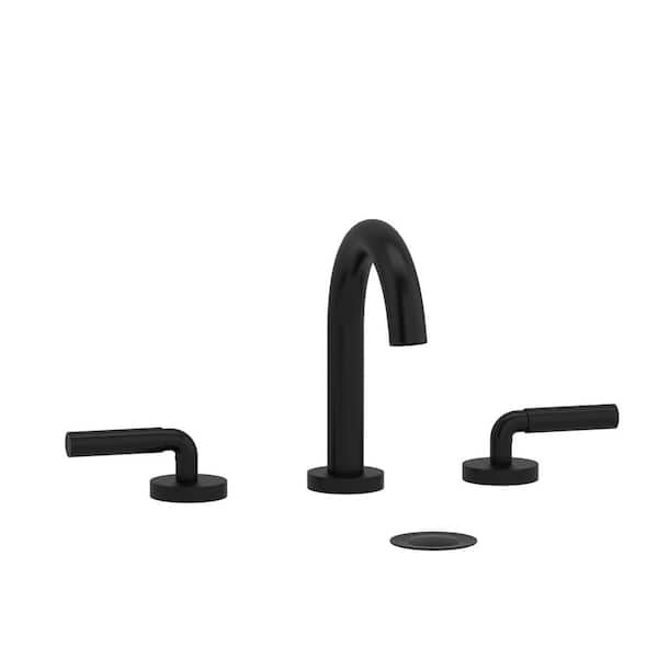 Riu 8 in. Widespread 2-Handle Bathroom Faucet in Black