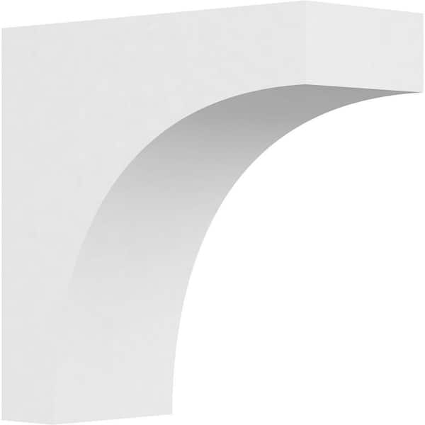 Ekena Millwork 3 in. x 8 in. x 8 in. Standard Stockport Architectural Grade PVC Corbel