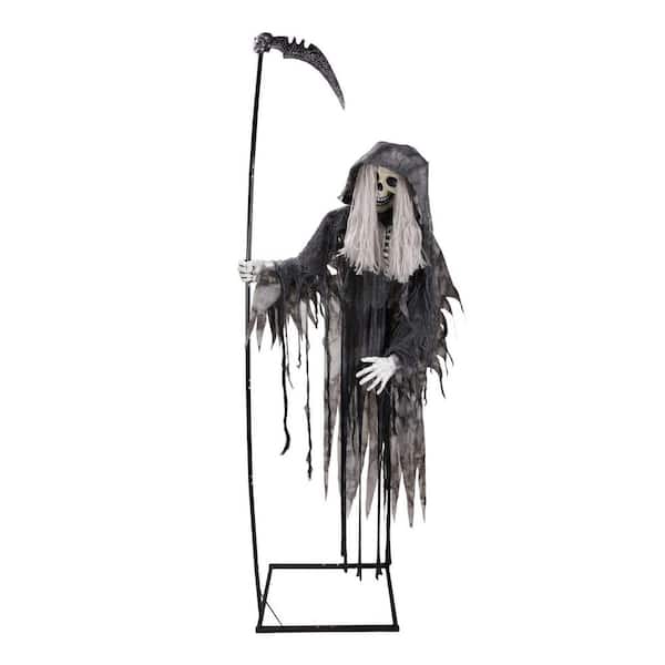 7.4 ft. LED Floating Reaper Halloween Animatronic