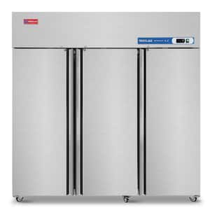 Profile73 in. 54 cu. ft. commercial Refrigerator 3-Solid Doors Stainless Steel