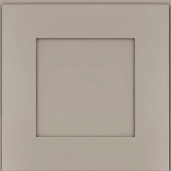 KraftMaid 14-5/8 in. x 14-5/8 in. Cabinet Door Sample in Pebble Grey