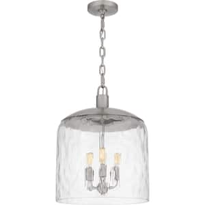 Selma 3-Light Brushed Nickel Pendant Light