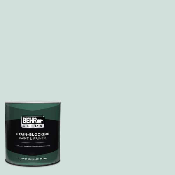 BEHR ULTRA 1 qt. #S430-1A Reflecting Moment Semi-Gloss Enamel Exterior Paint and Primer