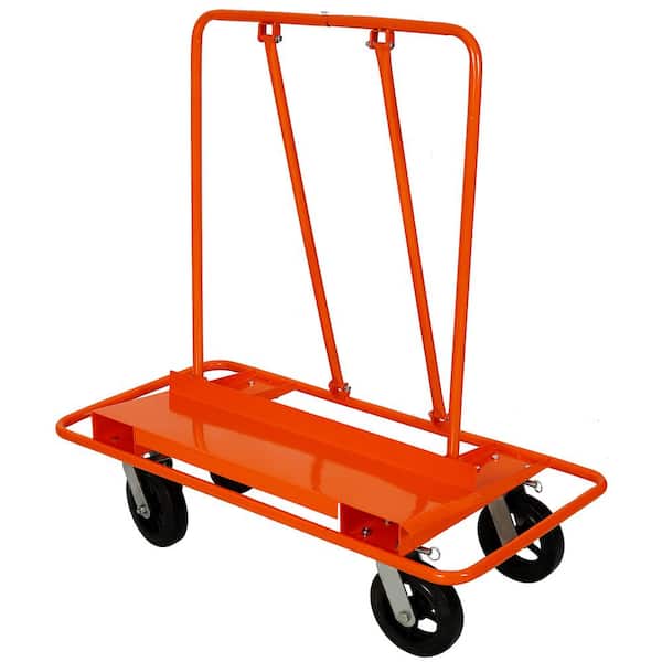 Unbranded Heavy Duty Drywall Cart Panel Dolly with 2,400 lbs. Load Capacity with 8 in. Mold-On Rubber Wheels