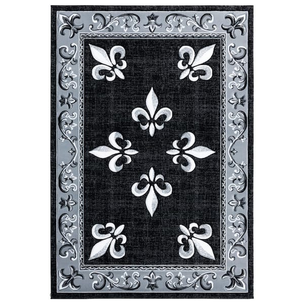 United Weavers Bristol Casselton Black 1 ft. 10 in. x 2 ft. 8 in. Accent Rug