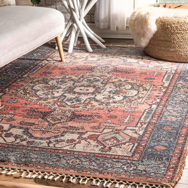 Brown and Grey Flatweave Chenille Rug - 3'6 x 5'6 – abc carpet