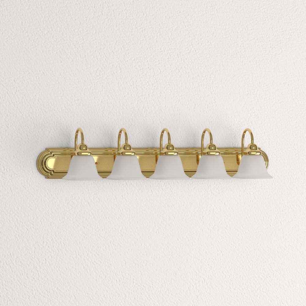 Ballerina 36" Traditional Bell Vanity Light in Bronze