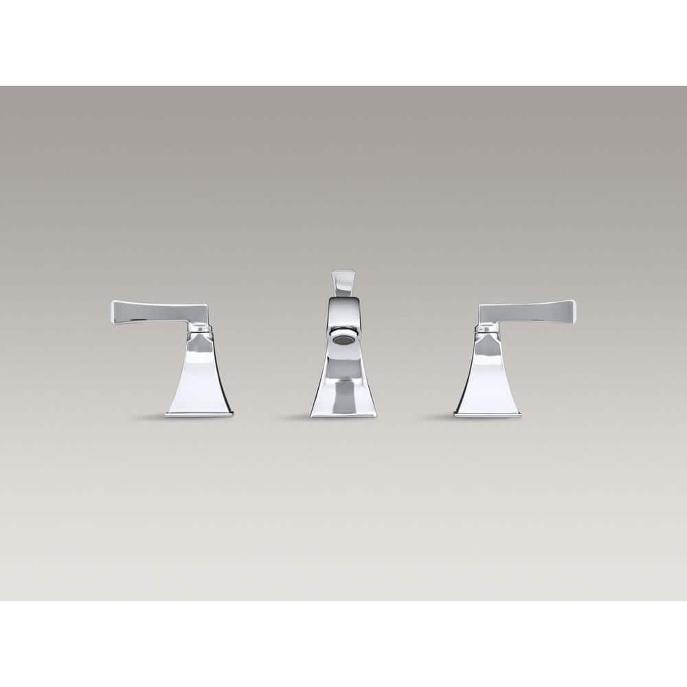 Memoirs Stately Polished Chrome Double Handle Widespread Bathroom Faucet