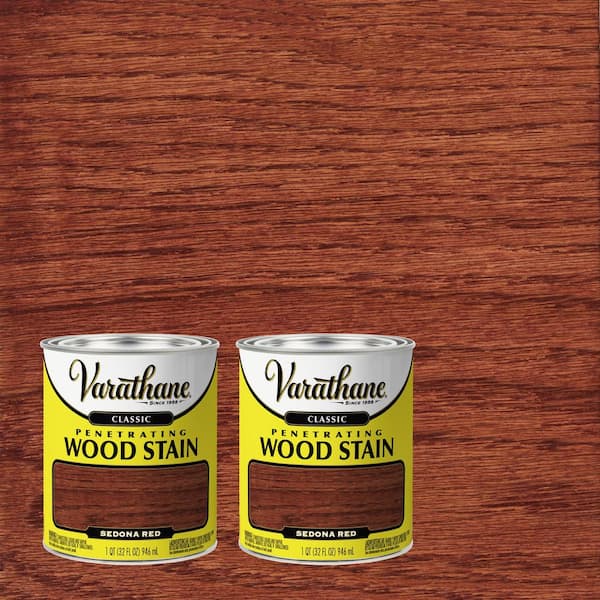 1 qt. Sedona Red Classic Interior Wood Stain (2-Pack)