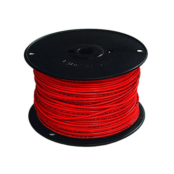 Southwire 500 ft. 18 Red Solid CU TFN Fixture Wire