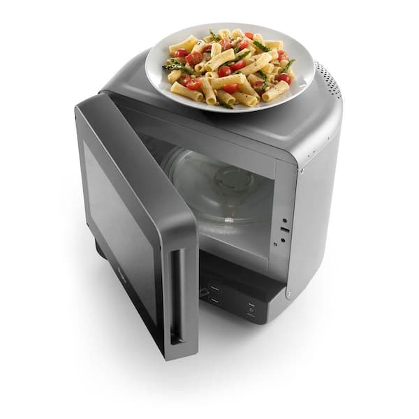 0.5 cu. ft. Countertop Microwave in Universal Silver