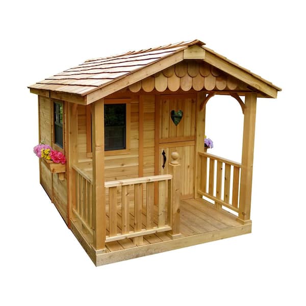 Outdoor Living Today 6 ft. x 9 ft. Sunflower Playhouse