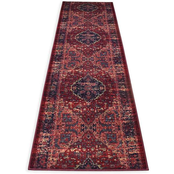 Skid-Resistant Carpet Runner - Burgundy Red - 6 ft. x 27 in. - Many Other Sizes to Choose from