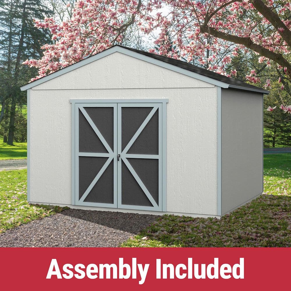 Pro Assembled Astoria 12 ft. W x 12 ft. All Weather Wood Storage Shed with Floor - Autumn Brown Shingles (144 sq. ft.) price history on PriceWatchPro