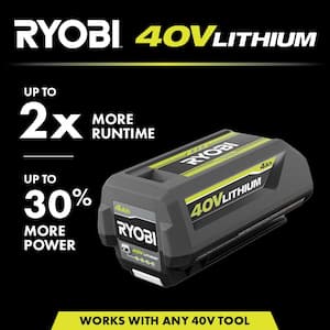 40V Lithium-Ion 4 Ah High Capacity Battery (2-Pack)