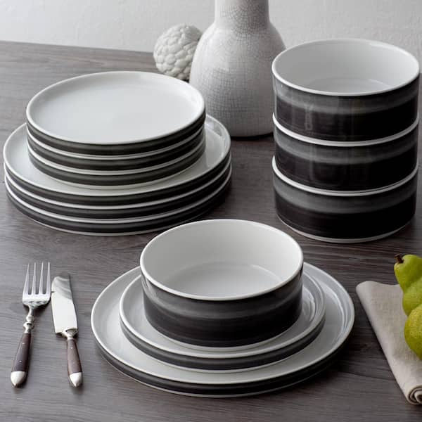 Jet Black Silverware - 4 Piece Set