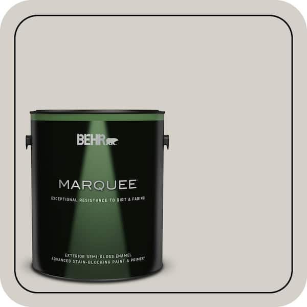 BEHR MARQUEE 1 gal. Designer Collection #DC-014 Gray View Semi-Gloss Enamel Exterior Paint & Primer