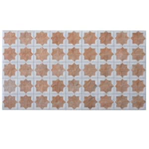 Citadel 6 in. x 6 in. Matte and Glossy Beige Porcelain Wall Sample Tile