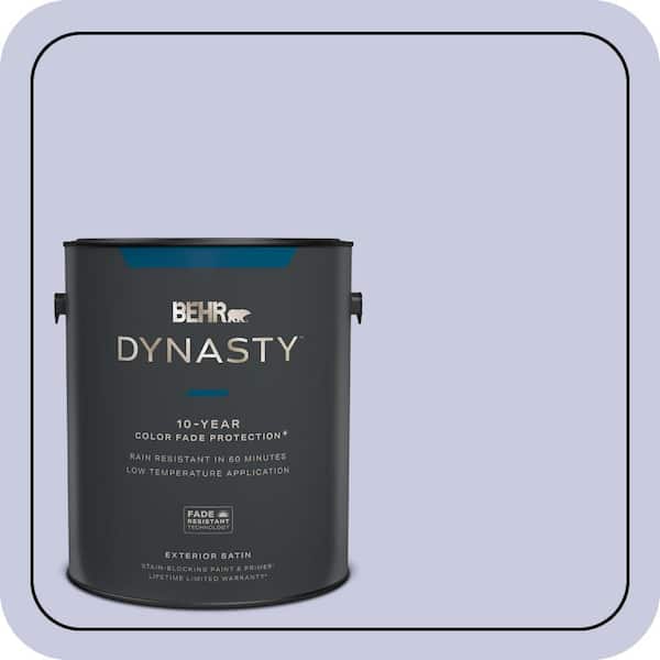 BEHR DYNASTY 1 gal. #630C-3 Timeless Lilac Satin Enamel Exterior Stain-Blocking Paint & Primer