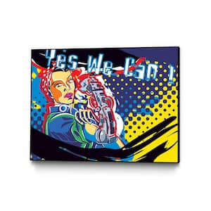 20 in. x 16 in. "Yesss!" by Ray Lengel Framed Wall Art