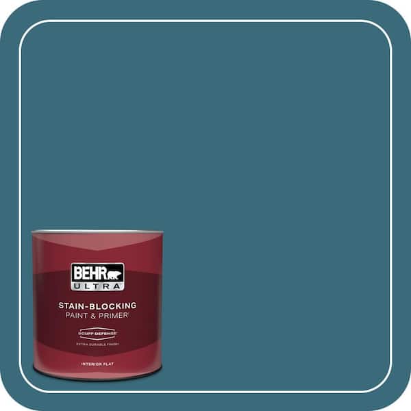 BEHR ULTRA 1 qt. #S460-6 Mammoth Mountain Extra Durable Flat Interior Paint & Primer