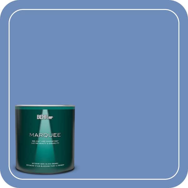 BEHR MARQUEE 1 qt. #MQ5-46 Debutante Ball One-Coat Hide Semi-Gloss Enamel Interior Paint & Primer
