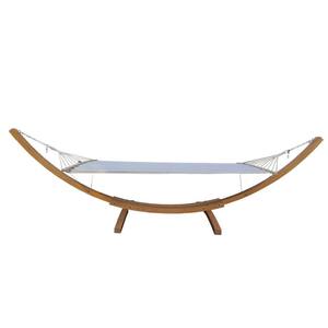 Anky 12.86 ft. Free Standing Hammock Bed Single Standalone Hammock with Stand in White