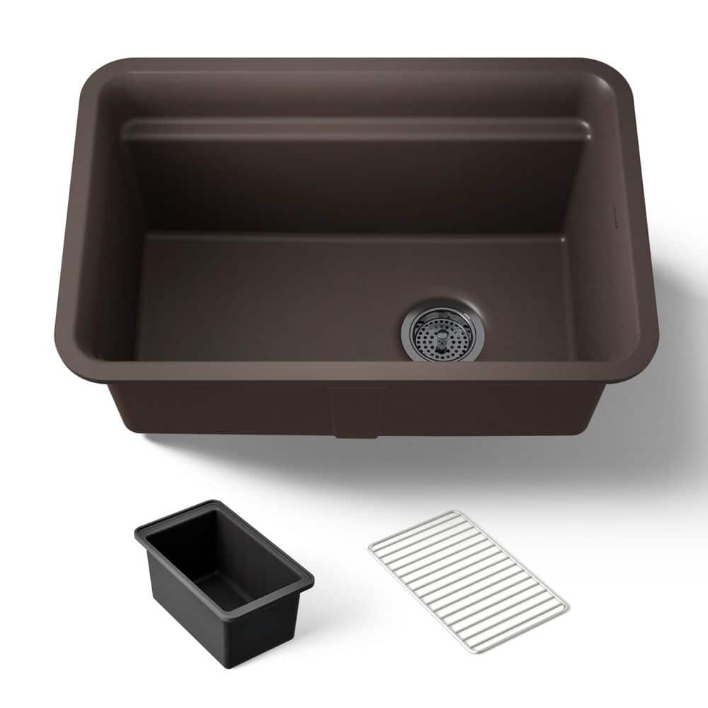 KOHLER Cairn 18-5/16 in. x 27-1/2 in. x12-5/8 in. Composite