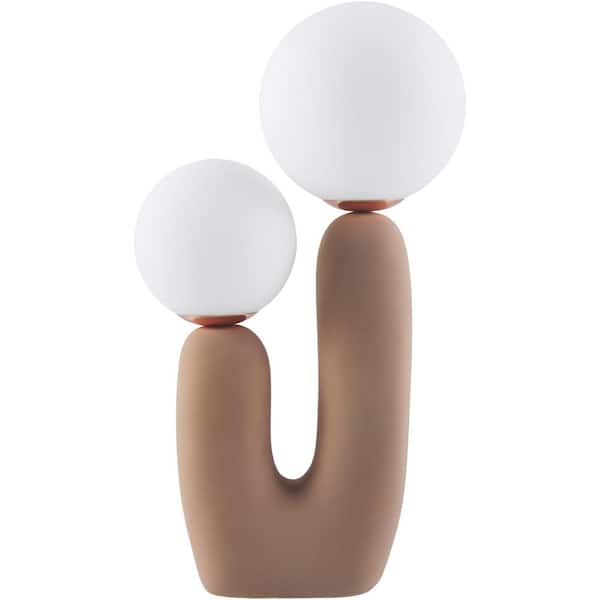 Sedeum SED-014 17 in. H x 6 in. W x 7 in. D Accent Table Lamp, White