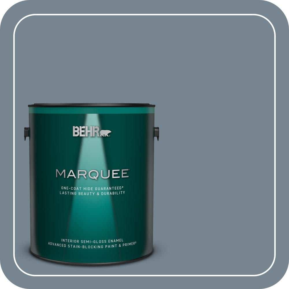 1 gal. #PPU14-05 Forever Denim One-Coat Hide Semi-Gloss Enamel Interior Paint & Primer product image for price tracking
