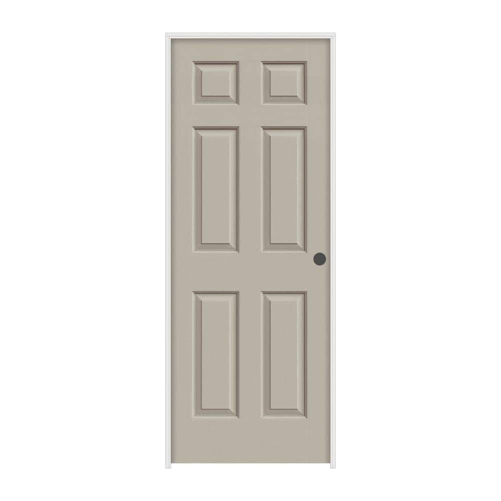 30 in. x 80 in. Colonist Desert Sand Painted Left-Hand Textured Molded Composite Single Prehung Interior Door price history on PriceWatchPro