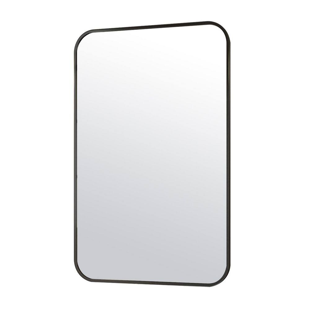Classic Black 24 in. W x 36 in. H Rectangle Aluminum Alloy Frame Vanity Wall Mirror price history on PriceWatchPro