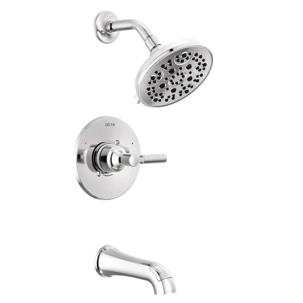 Delta Lorna Single Handle 5-Spray Tub and Shower Faucet 1.75 GPM in Chrome Valve Included