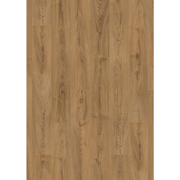 Krono Original Inca Carpenter Oak Solid 8mm T x 7.67 in. W Laminate Wood Flooring(24.32 sq. ft./case)