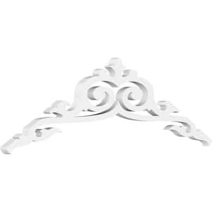 1 in. x 36 in. x 10-1/2 in. (7/12) Pitch Baile Gable Pediment Architectural Grade PVC Moulding
