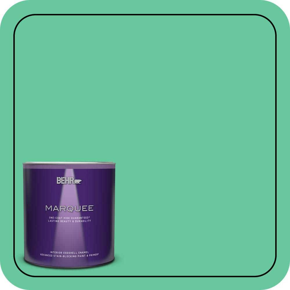 1 qt. #470B-4 Intense Jade Eggshell Enamel Interior Paint & Primer price history on PriceWatchPro