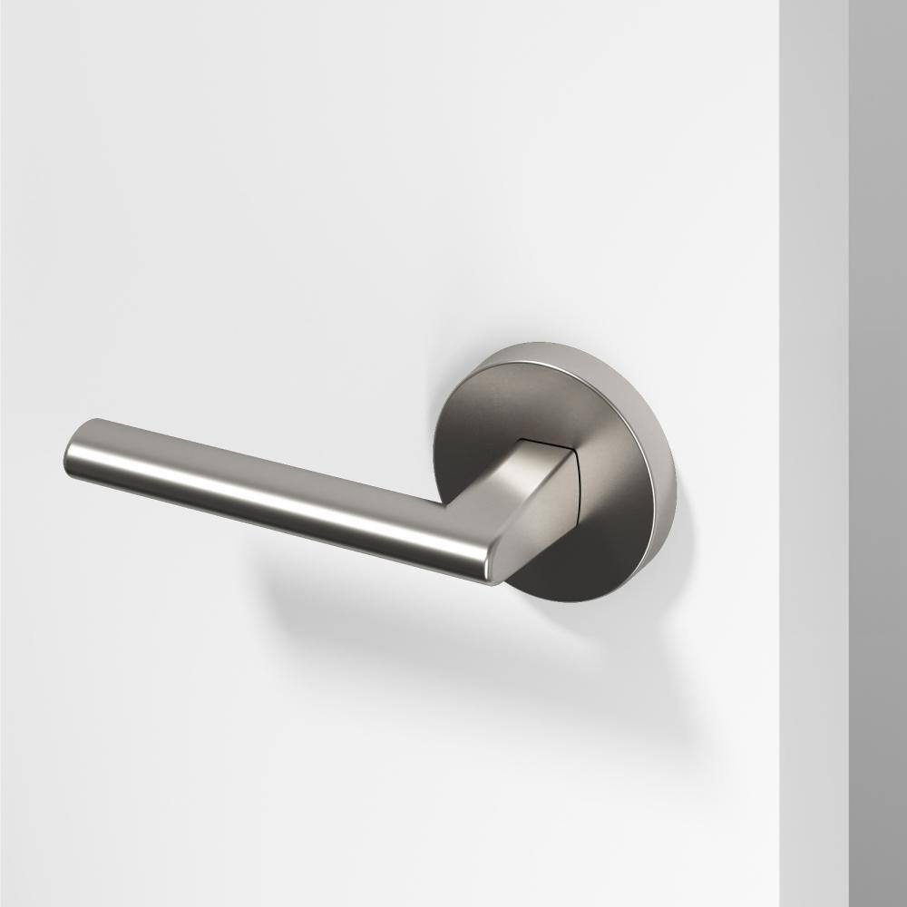 Brio Metal Brushed Nickel Dummy Door Handle with Round Rosette price history on PriceWatchPro