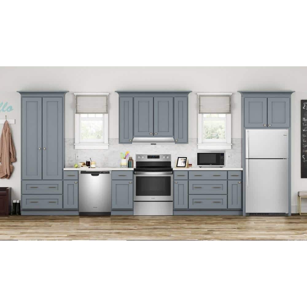 Stainless Steel 20.5 cu. ft. Top-Freezer Refrigerator with Ice Maker