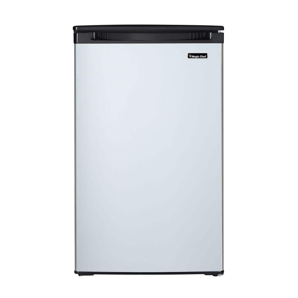 Magic Chef 4 4 Cu Ft Mini Fridge With Freezerless Design In Stainless Steel Hmar440st The Home Depot