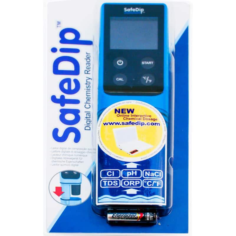 Safe-Dip 6-in-1 Electronic Pool and Spa Water Tester