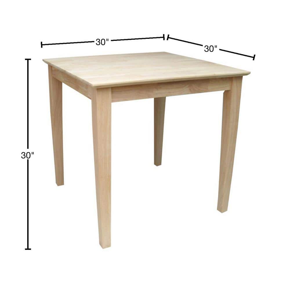 Elegant Solid Wood Extendable Square Dining Table in Natural Finish