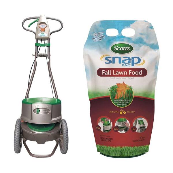 Scotts 4M Snap Pac Fall Lawn Food with Snap Spreader