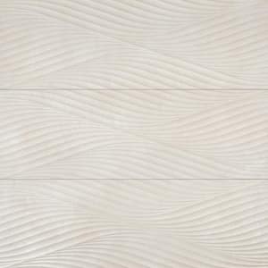 Donna Rectangle 13 in. x 40 in. Matte Wave Beige Ceramic Wall Tile (17.98 sq. ft./Case)