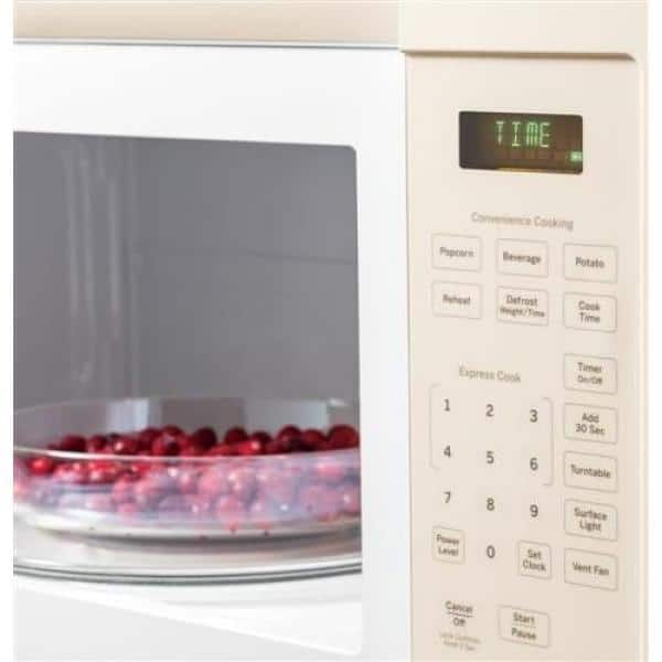 Bisque Over-the-Range Microwave Oven with Electronic Touch Controls