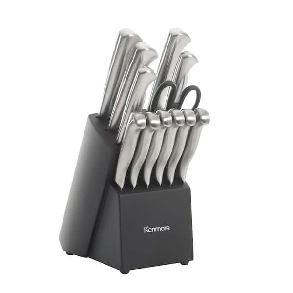 KENMORE Cooke 13 Piece Stainless Steel Hollow Knife Set