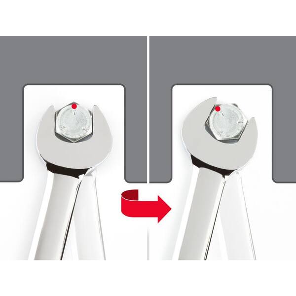TEKTON WRN57108 Flex-Head Ratcheting Combination Wrench 8 mm TEKTON WRN57108 Flex-Head Ratcheting Combination Wrench 8 mm
